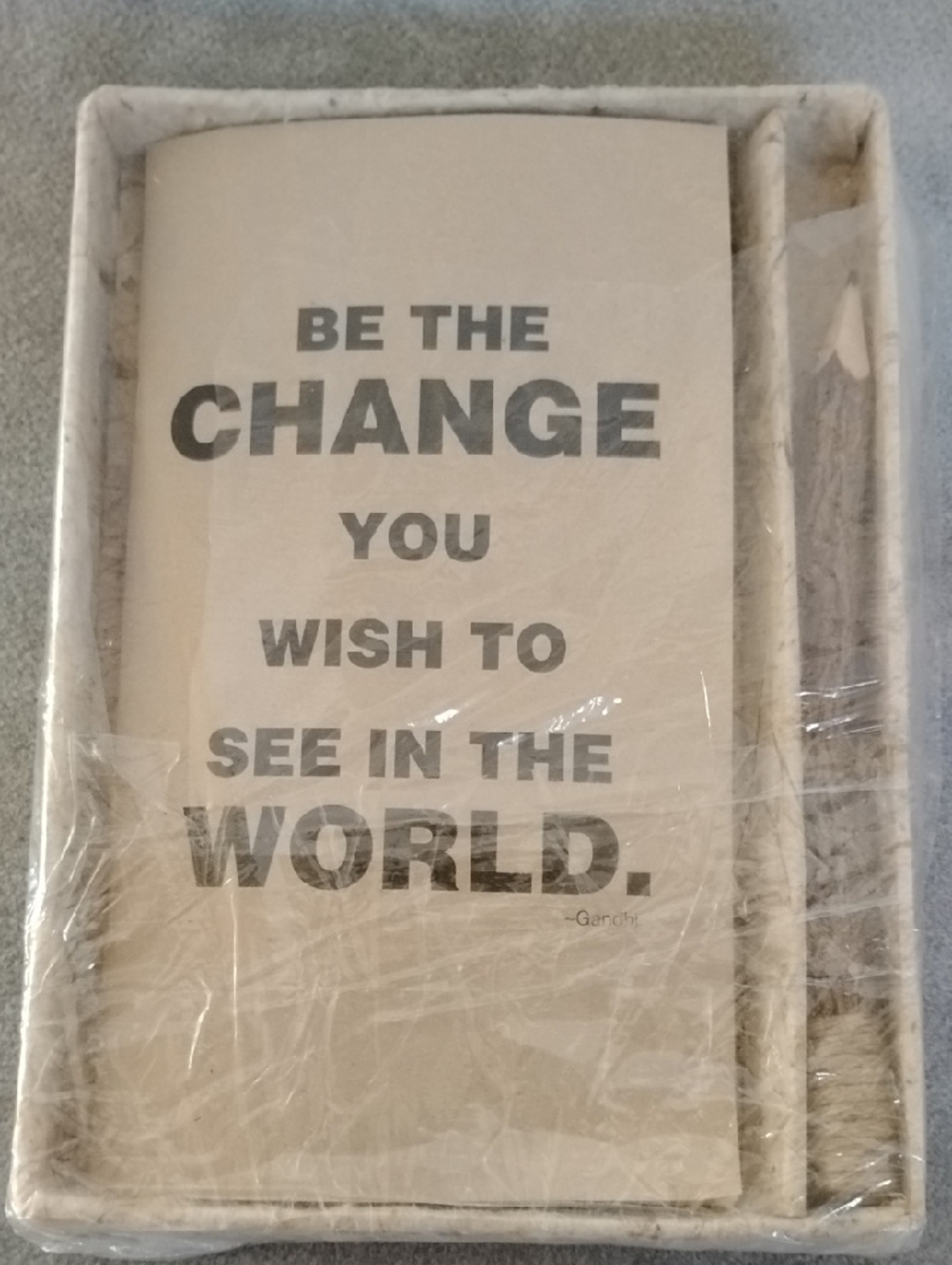 D-Inspirational Quote Eco-friendly Notebook